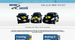 Desktop Screenshot of drivingsuccess.co.nz